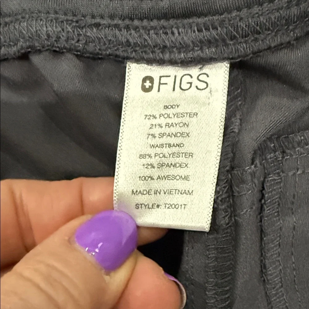 Men's Figs gray scrubs‎ pants Size Small Tall